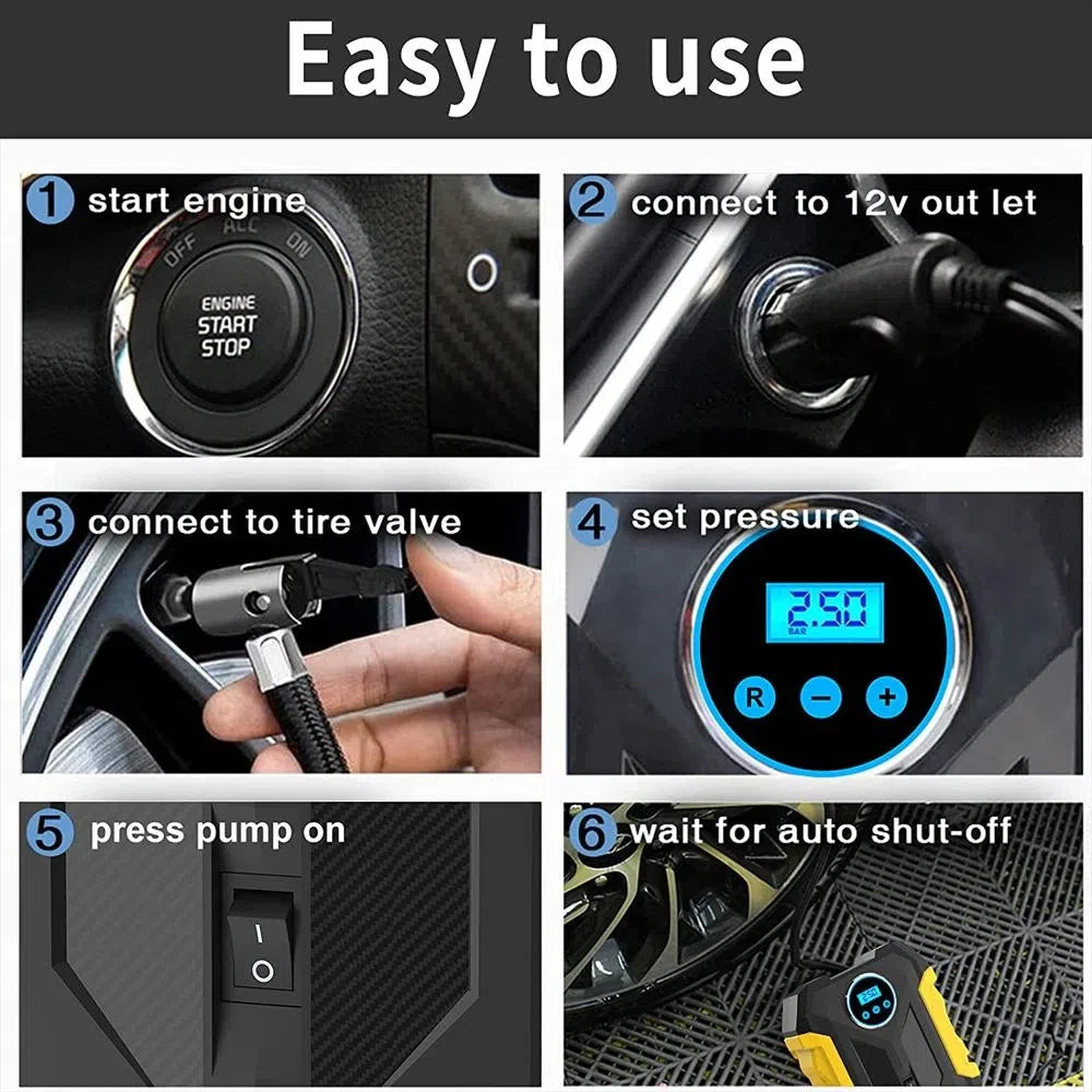Compresor De Aire Digital Para Carro