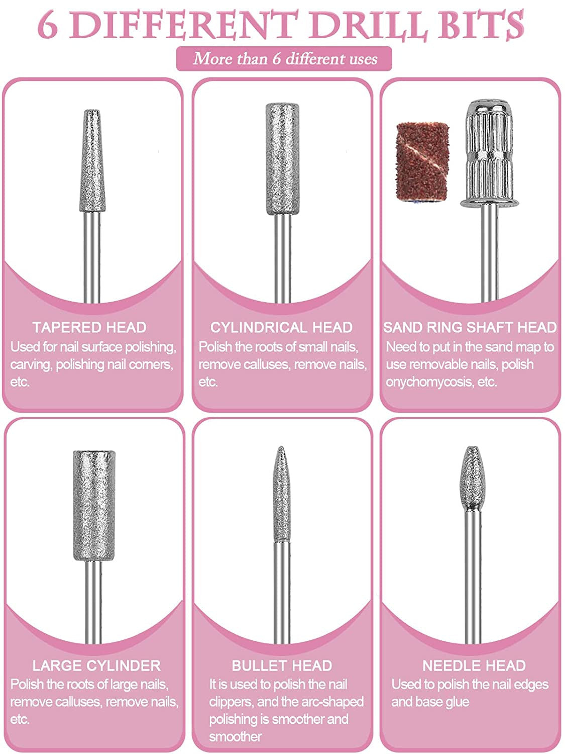 Pulidor De Uñas Eléctrico Profesional