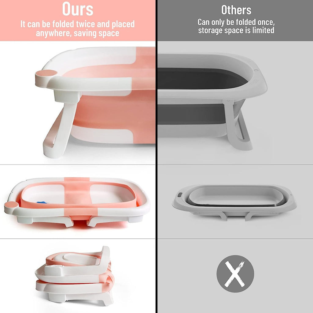 Bañera Tina Plegable Para Bebé Con Termo