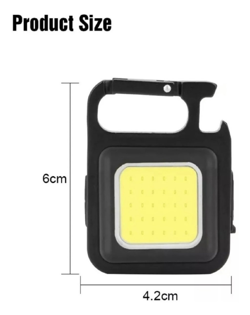 Mini Linterna Llavero Camping recargable