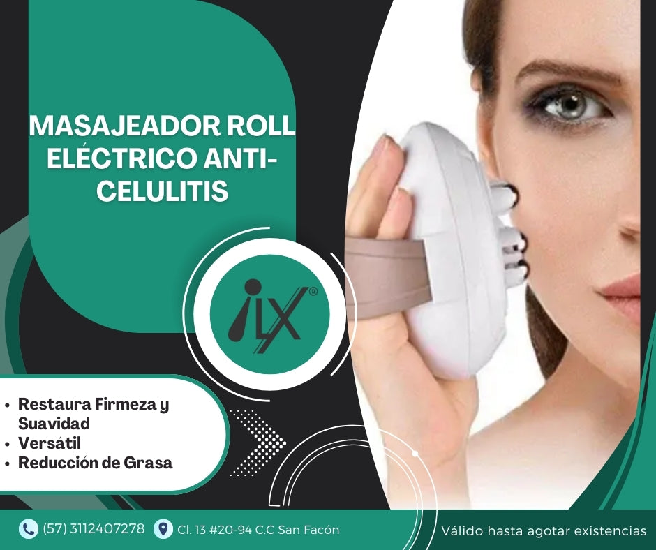 Masajeador Roll Eléctrico Anti-celulitis