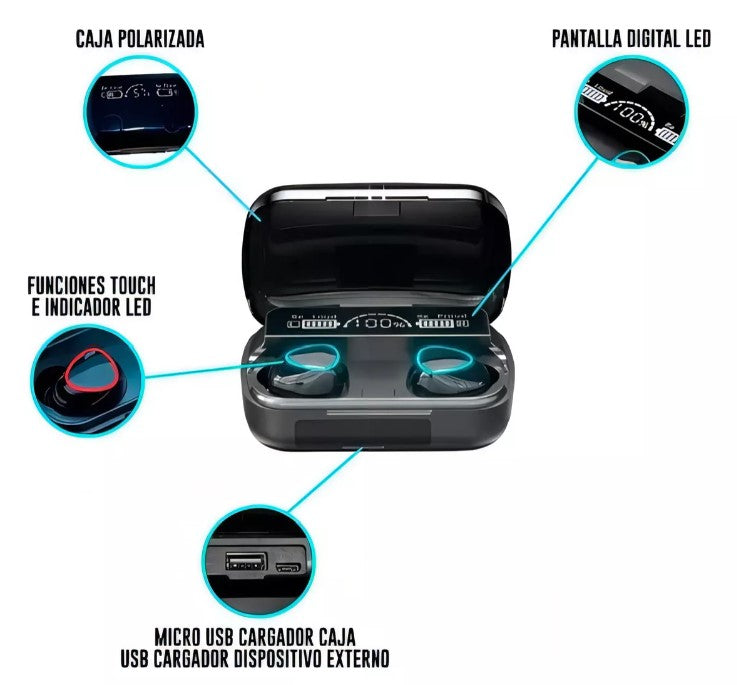 Combo X2 Audífonos M10 TWS