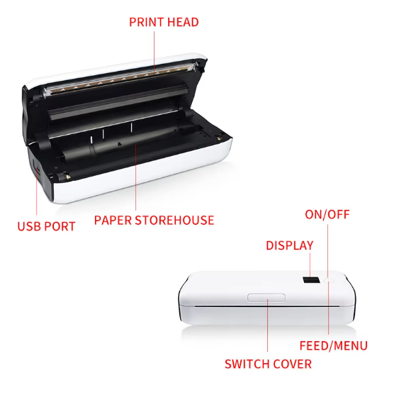IMPRESORA PORTATIL TAMAÑO A4