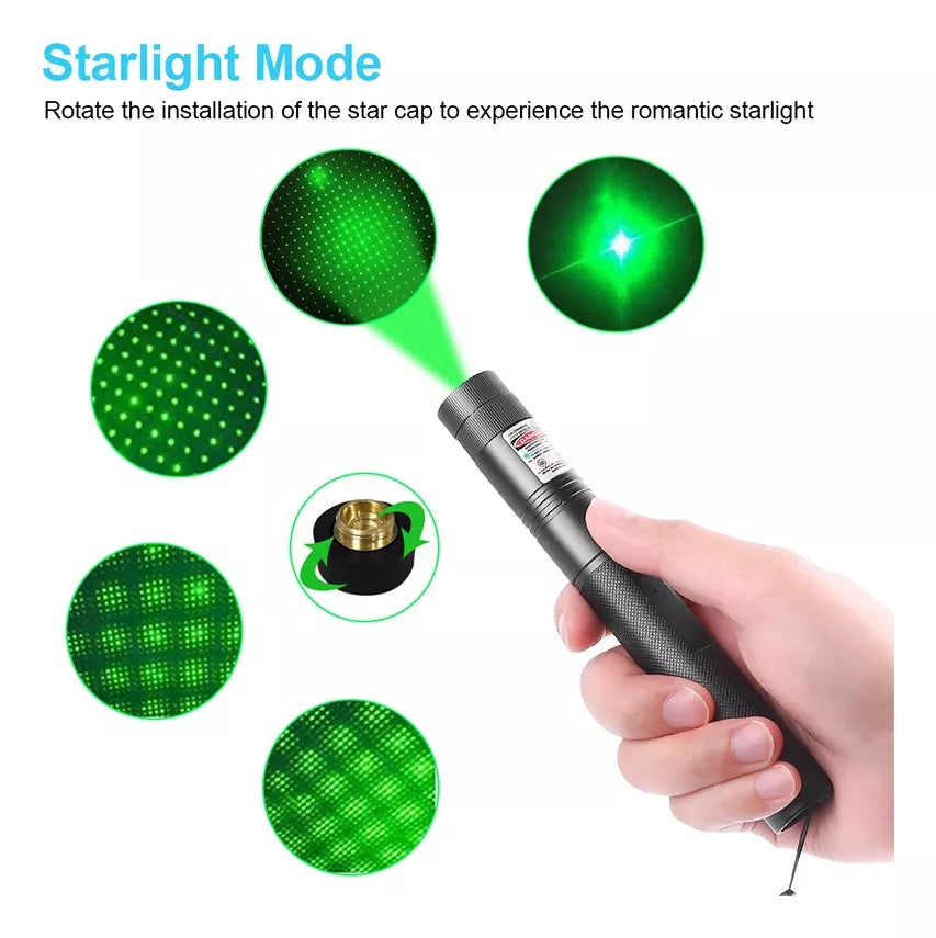 Puntero Láser Verde Potente Recargable