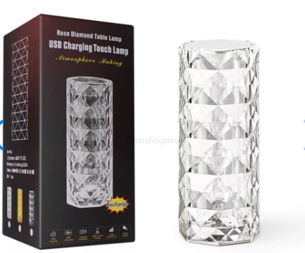 LAMPARA LED DECORATIVA COLORES - CON CONTROL REMOTO