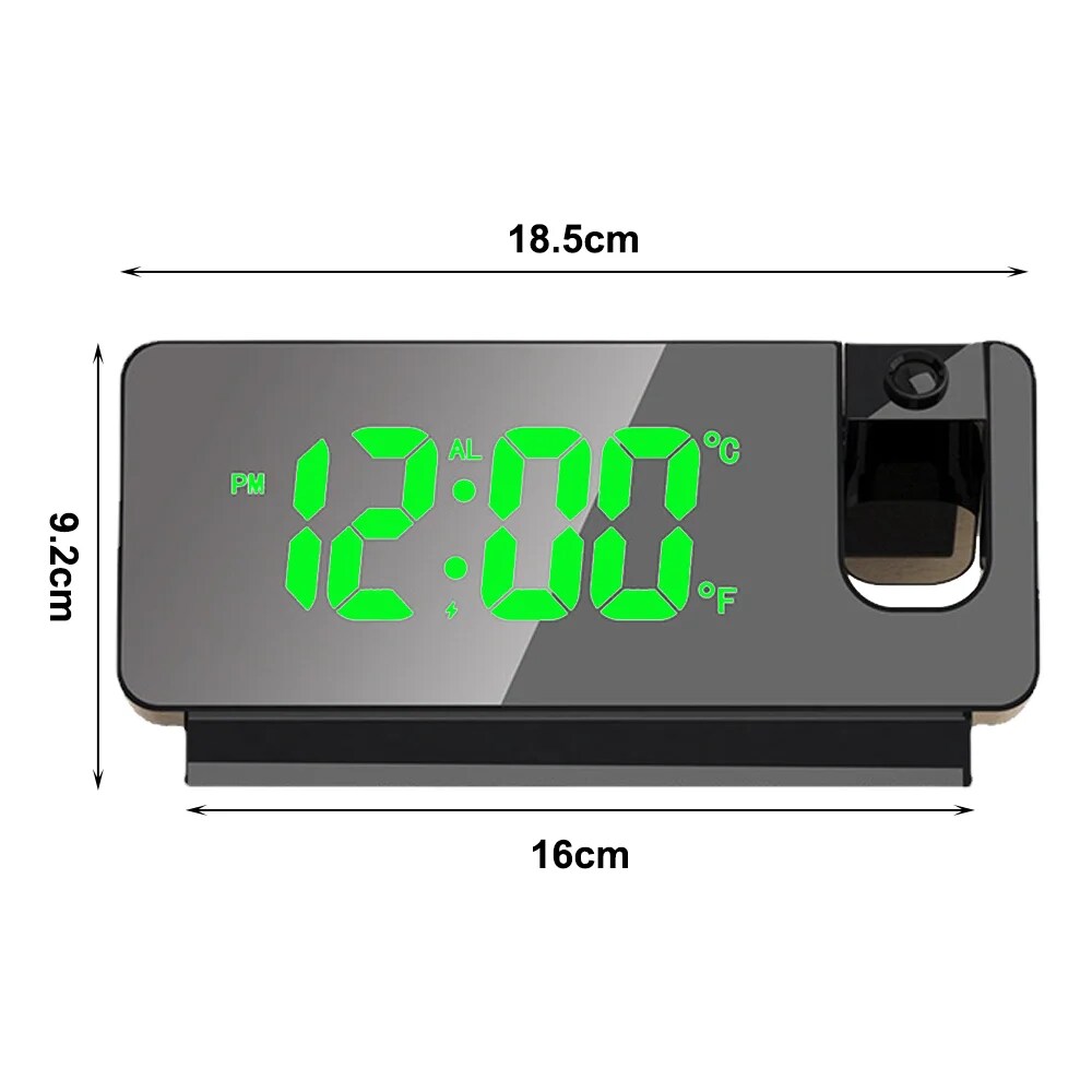 Reloj digital con proyector