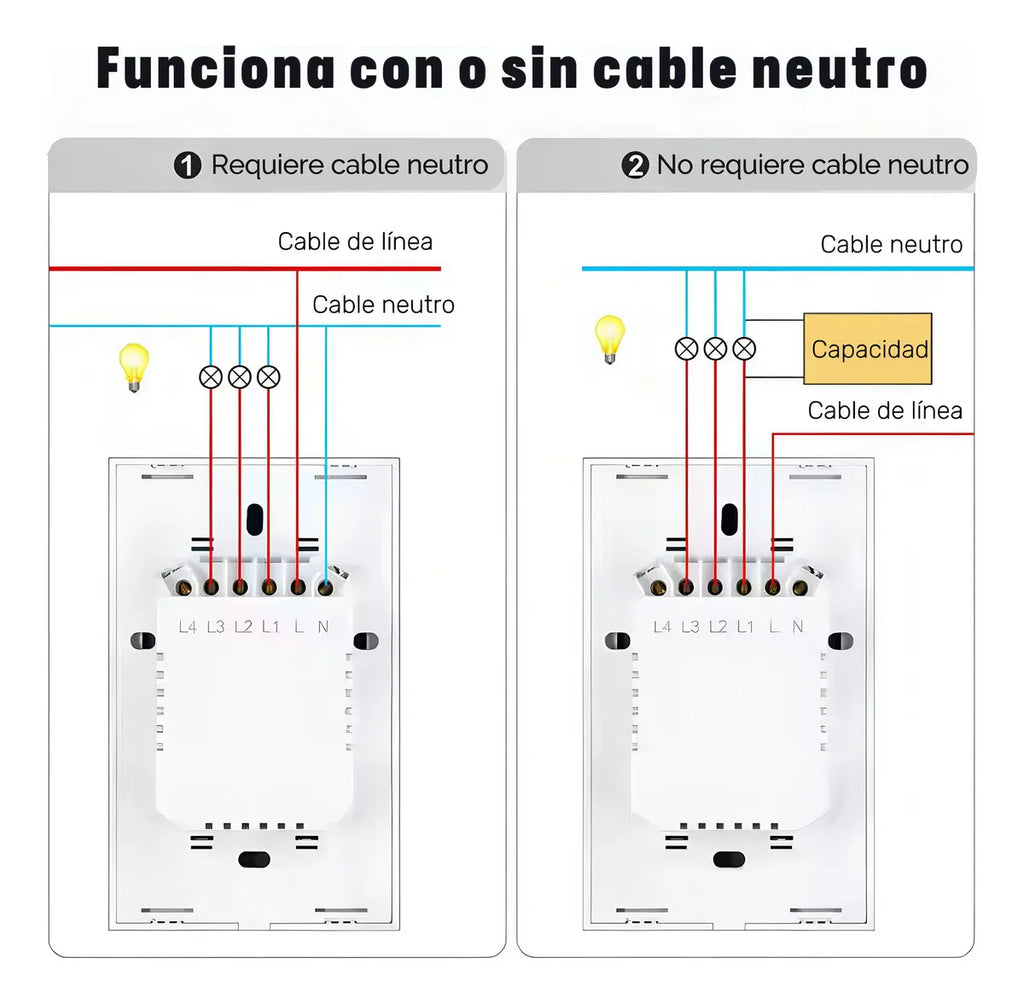 INTERRUPTOR INTELIGENTE WIFI ALEXA 1 BOT