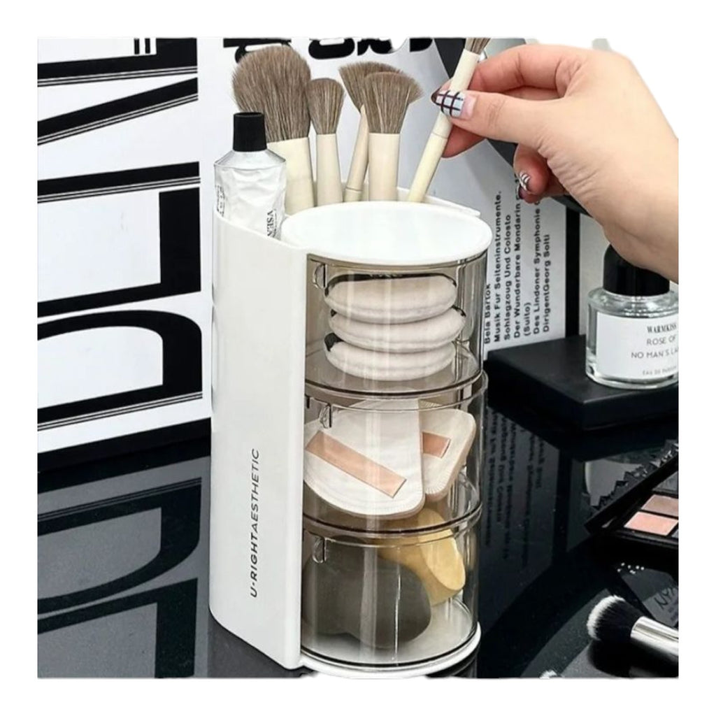 Organizador De Maquillaje y Brochas 18cm