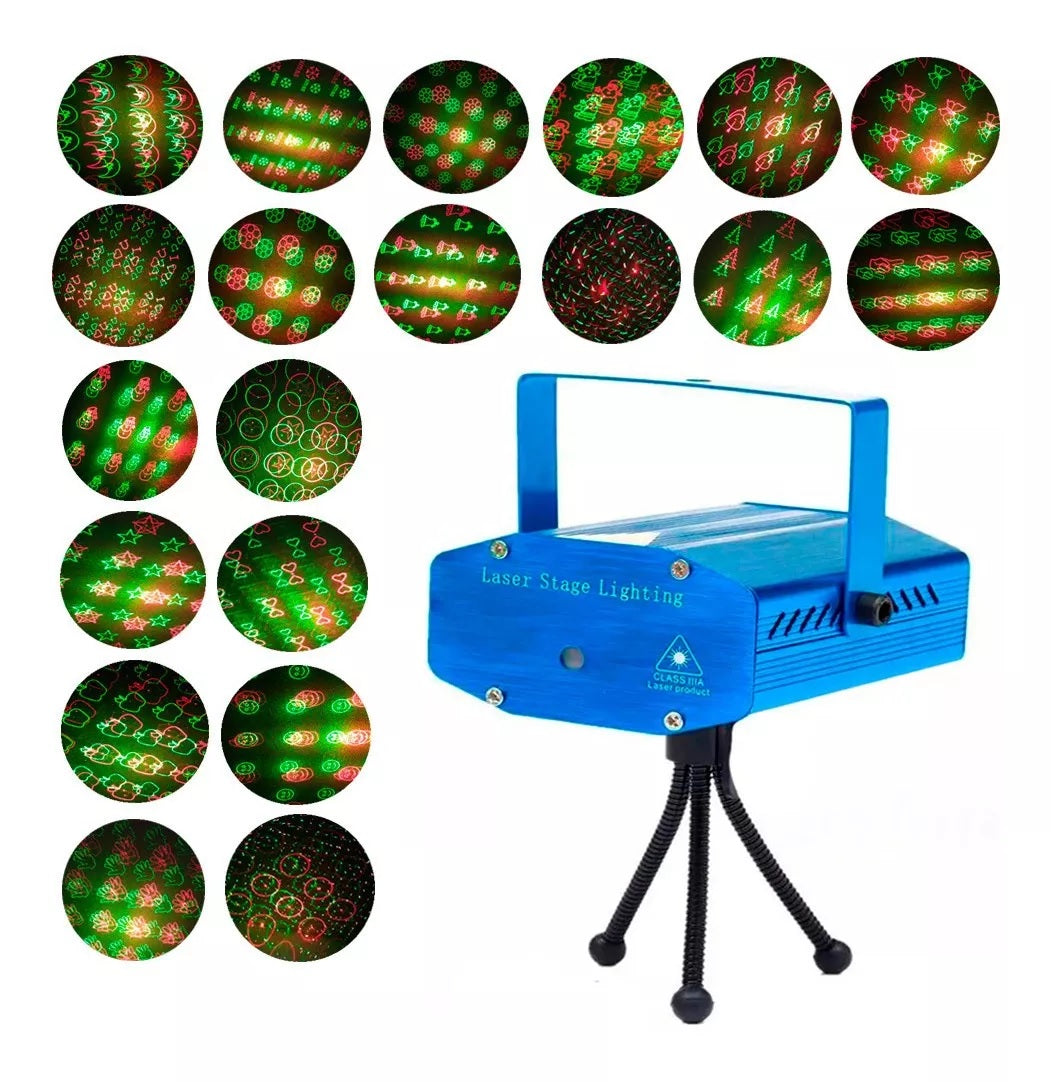 Proyector Láser de Luces por Puntos - Navideño